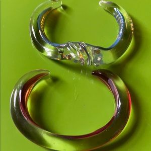 vintage stain glass bracelets bundle